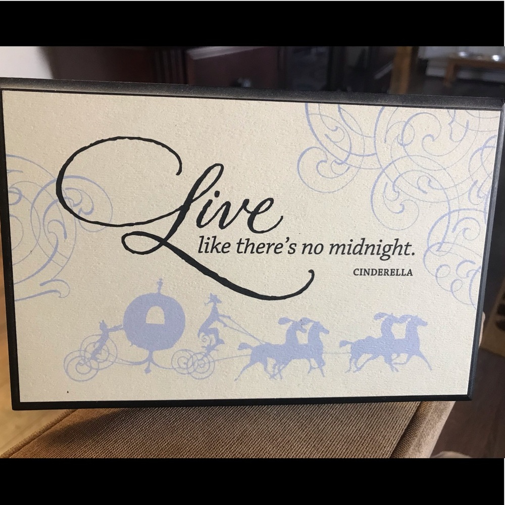 Disney Cinderella quote plaque
